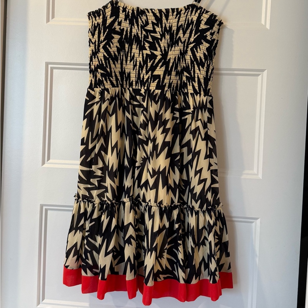 Juicy Couture Black and Cream Mini Sundress